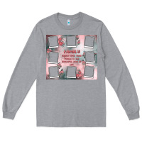 Heather Grey family photo collage Long Sleeve Tee - MaliasSmallBusiness