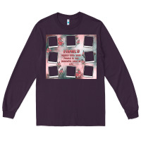Plum family photo collage Long Sleeve Tee - MaliasSmallBusiness