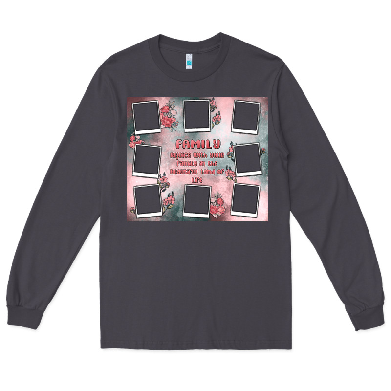 Family Photo Collage Long Sleeve Tee by MaliasSmallBusiness | Teevron