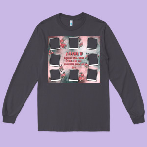 Family Photo Collage Long Sleeve Tee Designed By Maliassmallbusiness