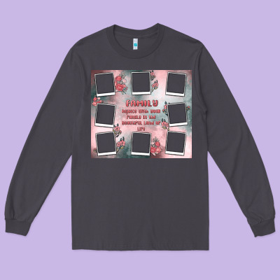 Family Photo Collage Long Sleeve Tee Designed By Maliassmallbusiness