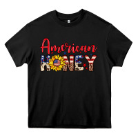 Black American honey Heavy Core Tee - Neo Western