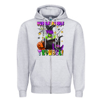 Heather Grey hubble bubble trouble Zipper Hoodie - LillyAllenDesigns