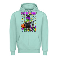 Seafoam hubble bubble trouble Zipper Hoodie - LillyAllenDesigns