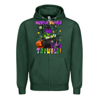 Sports Green hubble bubble trouble Zipper Hoodie - LillyAllenDesigns
