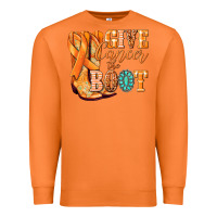 Carrot Give Cancer the boot Kidney Cancer orange ribbon Premium Sweatshirt - NancyCooperArtShop