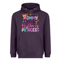 Plum mommy of the birthday princess Heavyweight Hoodie - NancyCooperArtShop