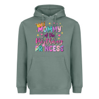 Sage mommy of the birthday princess Heavyweight Hoodie - NancyCooperArtShop