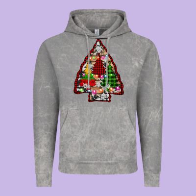 Arrowhead Christmas Trees Vintage Hoodie Designed By Adodesignshop