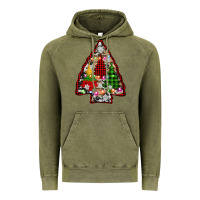 Vintage Olive arrowhead christmas trees Vintage Hoodie - AdoDesignShop
