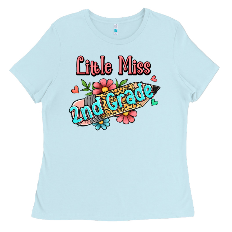 Little Miss Second Grade Ladies Tee by RanaPortraitStore | Teevron