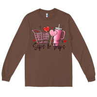 Chestnut sips & trips target inspired stanley Long Sleeve Tee - MaliasSmallBusiness