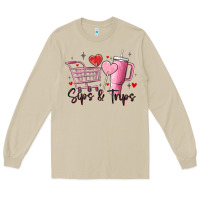 Mushroom sips & trips target inspired stanley Long Sleeve Tee - MaliasSmallBusiness