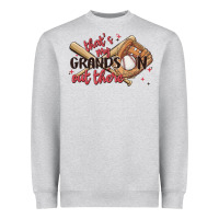 Heather Grey that's my grandson out there Heavyweight Sweatshirt - MaliasSmallBusiness