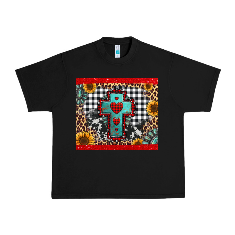 Christmas Cross Urban Heavy Tee by Jasminsmagicworld | Teevron