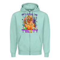 Seafoam did somebody say treat Zipper Hoodie - LillyAllenDesigns