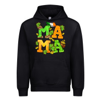 Black St. Patrick's Day mama Urban Hoodie - OliviaCreatesArt