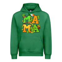 Emerald St. Patrick's Day mama Urban Hoodie - OliviaCreatesArt