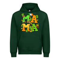 Forest Green St. Patrick's Day mama Urban Hoodie - OliviaCreatesArt