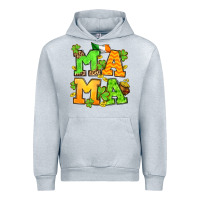 Heather Grey St. Patrick's Day mama Urban Hoodie - OliviaCreatesArt