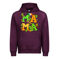 Mauve Wine St. Patrick's Day mama Urban Hoodie - OliviaCreatesArt