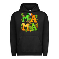 Pigment Black St. Patrick's Day mama Urban Hoodie - OliviaCreatesArt