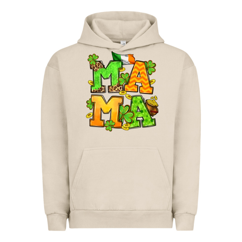 St. Patrick's Day Mama Urban Hoodie by OliviaCreatesArt | Teevron