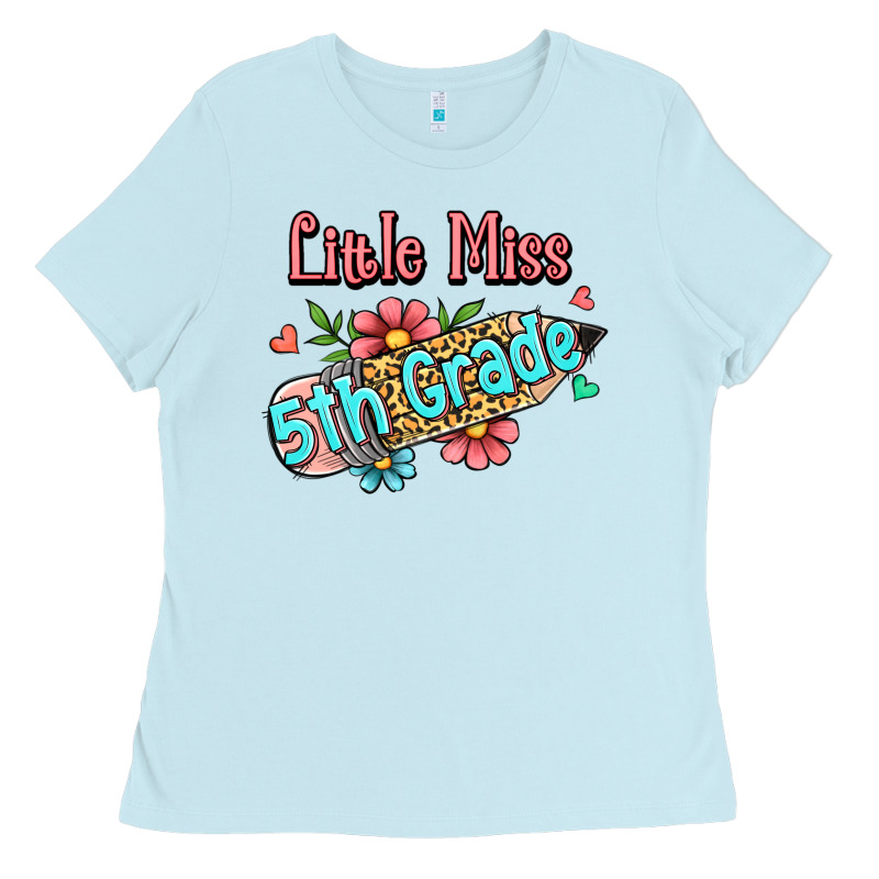 Little Miss Fifth Grade Ladies Tee by RanaPortraitStore | Teevron