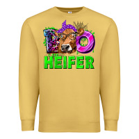 Antique Gold Boo Heifer Cow Premium Sweatshirt - texasbilliewilder