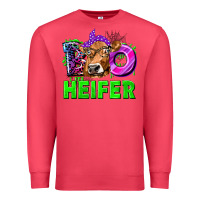 Cardinal Boo Heifer Cow Premium Sweatshirt - texasbilliewilder