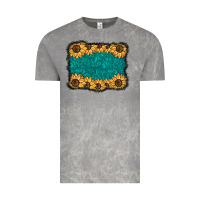 Cloud Rock sunflower background Vintage Tee - BarkalooDesign
