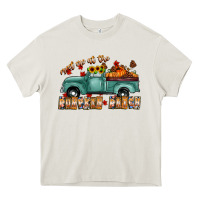 Cream meet me af the pumpkin patch Heavy Core Tee - CowhideDigitalArt