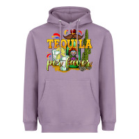 Lavender Tequila Por Favor Heavyweight Hoodie - texasbilliewilder