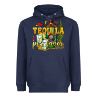 Navy Tequila Por Favor Heavyweight Hoodie - texasbilliewilder