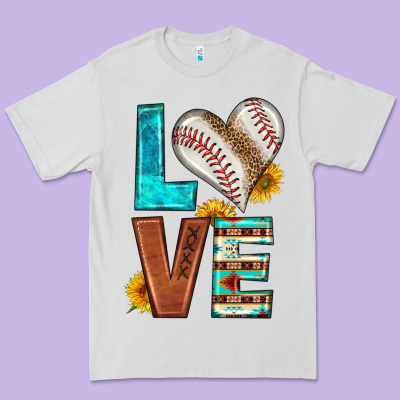 Western Love Baseball Premium Tee Designed By Hra Design Shop