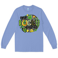 Colony Blue one lucky mama Long Sleeve Tee - MaliasSmallBusiness
