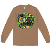 Toasted Coconut one lucky mama Long Sleeve Tee - MaliasSmallBusiness