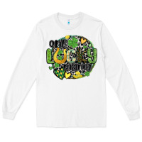 White one lucky mama Long Sleeve Tee - MaliasSmallBusiness