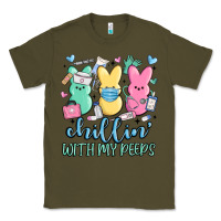 Army Green chillin with my peeps Classic Tee - MaliasSmallBusiness