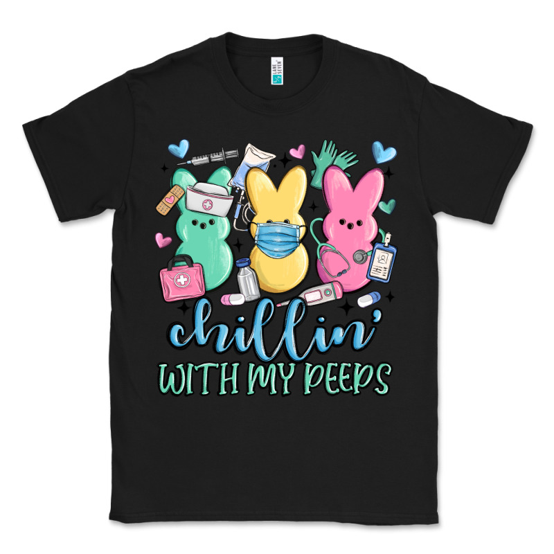 Chillin With My Peeps Classic Tee by MaliasSmallBusiness | Teevron