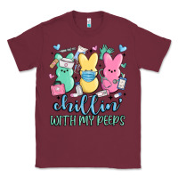 Burgundy chillin with my peeps Classic Tee - MaliasSmallBusiness