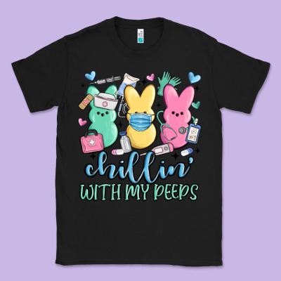 Chillin With My Peeps Classic Tee Designed By Maliassmallbusiness