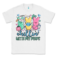 White chillin with my peeps Classic Tee - MaliasSmallBusiness