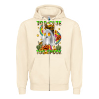 Sandshell too cute too spook Zipper Hoodie - LillyAllenDesigns