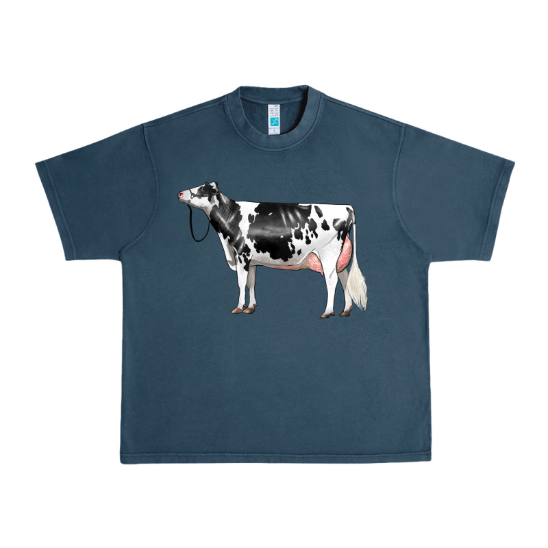 Holstein Dairy Cow Urban Heavy Tee by LillyAllenDesigns | Teevron