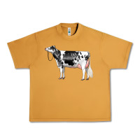Peanut Butter Holstein Dairy Cow Urban Heavy Tee - LillyAllenDesigns