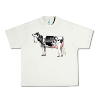 Pistachio Holstein Dairy Cow Urban Heavy Tee - LillyAllenDesigns