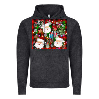 Vintage Black santa christmas Vintage Hoodie - AdoDesignShop