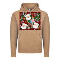 Vintage Coffee santa christmas Vintage Hoodie - AdoDesignShop