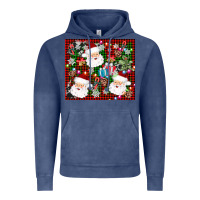 Vintage Denim santa christmas Vintage Hoodie - AdoDesignShop